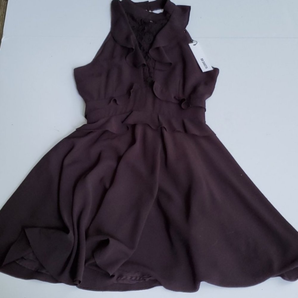 BB Dakota black Skater dress 0 lined NWT